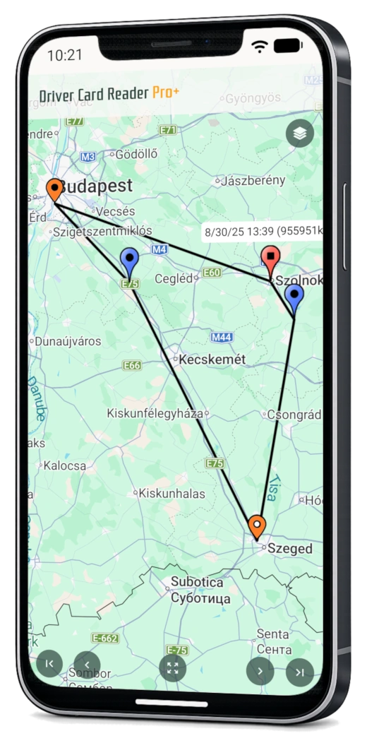 Share data via email or cloud